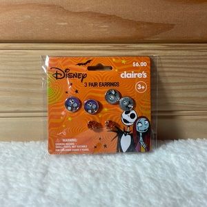 NIP Nightmare Before Christmas Earring Set Claires Disney 2022 Halloween